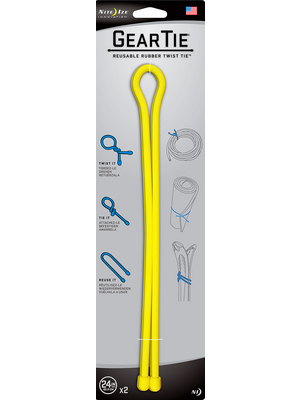 Nite Ize - GEAR TIE 24-YELLOW - Gear Tie 24" Yellow, GEAR TIE 24-YELLOW, Nite Ize