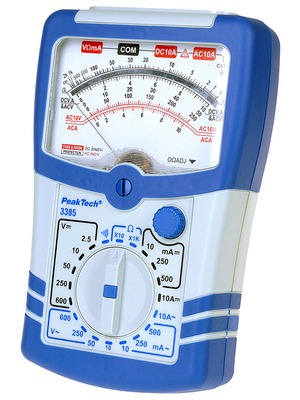 PeakTech - PeakTech 3385 - Multimeter analogue 600 V 10 A, PeakTech 3385, PeakTech