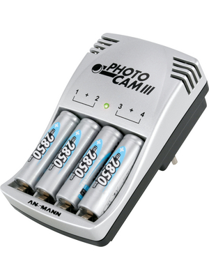 Ansmann - PHOTOCAM III - Charger NiMH/NiCd 2/4 x AA / 2/4 x AAA NiMH, PHOTOCAM III, Ansmann