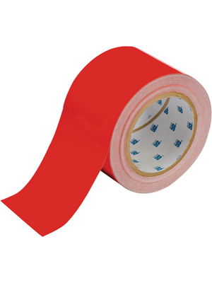 Brady - 104343 - Floor marking tape red 76.2 mmx30 m PU=Reel of 30 meter, 104343, Brady