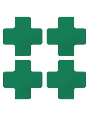 Brady - 104467 - Floor Corner Marks, Crosses, 104467, Brady