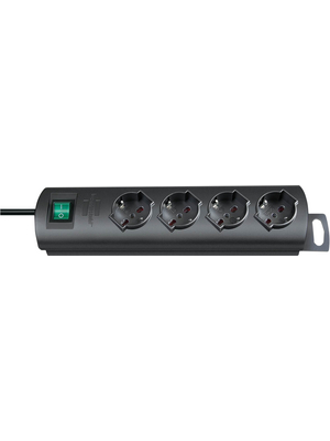Brennenstuhl - 1153305124 - Outlet strip, 1 Switch, 4xType L / ITA/GER, 1.5 m, Switzerland, 1153305124, Brennenstuhl