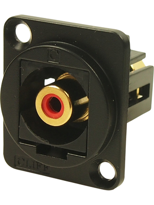 Cliff - CP30230MB - XLR Feedthrough RCA Connector, N/A, CP30230MB, Cliff