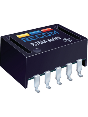 Recom - R-78AA6.5-0.5SMD - DC/DC converter 3.3...11.0 VDC 0.5 A, R-78AA6.5-0.5SMD, Recom