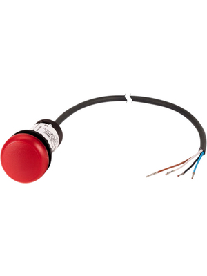 Eaton - C22-L-R-24-P62 - Indicator light, 4-wire cable, C22-L-R-24-P62, Eaton