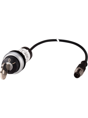 Eaton - C22-WRS-MS1-K10-P1 - Key-operated switch, 1 NO, M12 / 4-pole, C22-WRS-MS1-K10-P1, Eaton