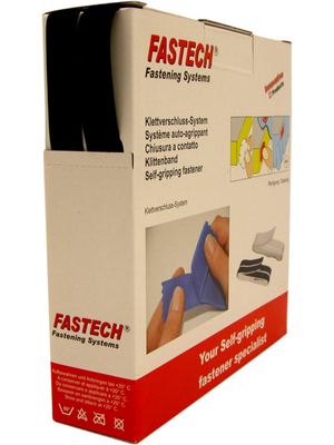Fastech - B16-STD999910 - Hook-and-loop fastener black 16 mmx10.0 m PU=Reel of 10 meter, B16-STD999910, Fastech