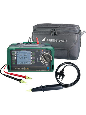Gossen Metrawatt - METRISO XTRA-SET - Insulation tester 1 TOhm 50 V / 100 V / 250 V / 500 V / 1000 V 1000 VAC TRMS AC, METRISO XTRA-SET, Gossen Metrawatt