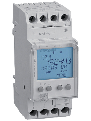 Graesslin - TALENTO 371 PRO - Time clock relay DIN-rail, TALENTO 371 PRO, Gr?sslin