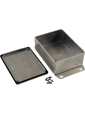 Hammond - 1590WSF - Metal enclosure, Natural aluminum, 81.5 x 110.5 x 44 mm, Die cast aluminium, IP 65, 1590W, 1590WSF, Hammond