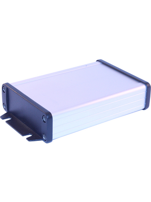 Hammond - 1457J1202 - Metal enclosure, clear, 84 x 120 x 28.5 mm, Aluminium, 1457J1202, Hammond