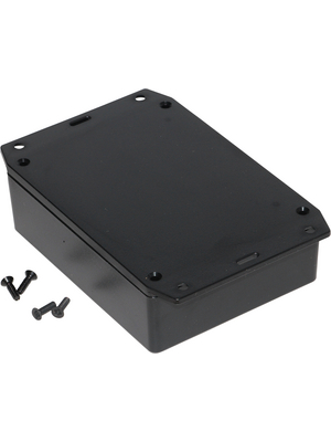 Hammond - 1591XXGFLBK - Plastic enclosure black 94 x 35 mm ABS plastic, 1591XXGFLBK, Hammond