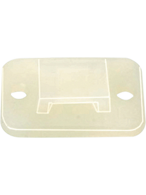 HellermannTyton - TY3G1 PA66 NA 100 - Cable tie mount natural, TY3G1 PA66 NA 100, HellermannTyton