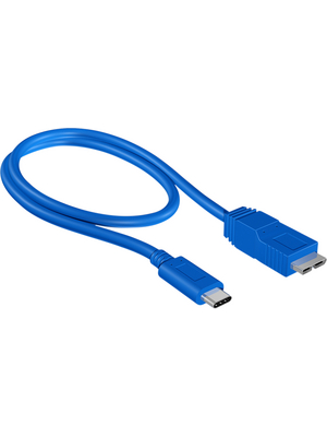 ICY BOX - IB-CB001 - USB 3.1 Cable 0.06 m blue, IB-CB001, ICY BOX