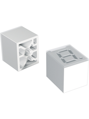 Mentor - 2274.1004 - 7-segment light guide - 7.62 mm THT, 2274.1004, Mentor