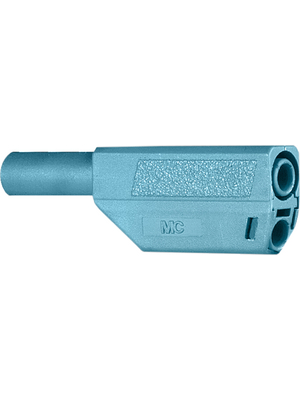 Staeubli Electrical Connectors - KT425-SE BLUE - Insulator ? 4 mm blue CAT II N/A, KT425-SE BLUE, St?ubli Electrical Connectors