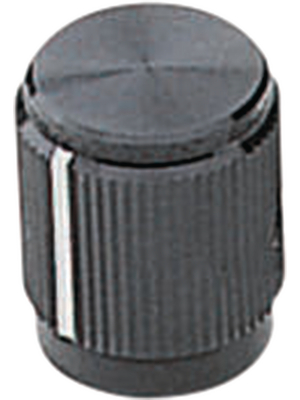 Chia Shin Knobs - KNOB CS-9 BLACK - Instrument knob black anodised 13 mm, KNOB CS-9 BLACK, Chia Shin Knobs