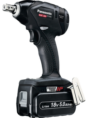 Panasonic Power Tools - EY75A2LJ2G32 - Cordless impact driver 18 V  / 5 Ah Li-Ion, EY75A2LJ2G32, Panasonic Power Tools