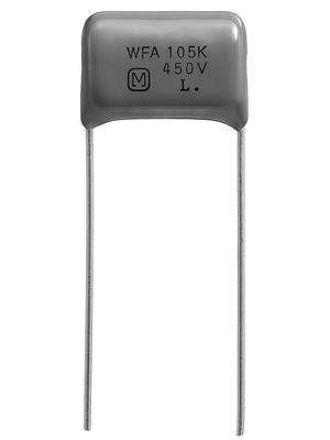 Panasonic Automotive & Industrial Systems - ECWF2105JA - Capacitor, radial 1.0 uF 5% 250 VDC, ECWF2105JA, Panasonic Automotive & Industrial Systems