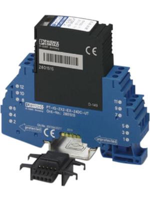Phoenix Contact - PT-IQ-2X2-EX-24DC-UT - Surge protection device 0.35 A Screw connection, PT-IQ-2X2-EX-24DC-UT, Phoenix Contact