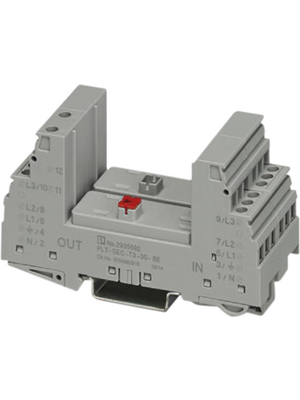 Phoenix Contact - PLT-SEC-T3-3S-BE - Base element 26 A, PLT-SEC-T3-3S-BE, Phoenix Contact