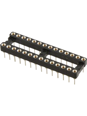 Nextron - R-100-283-10-1001-00 - DIL socket 28 Tin-plated brass, R-100-283-10-1001-00, Nextron
