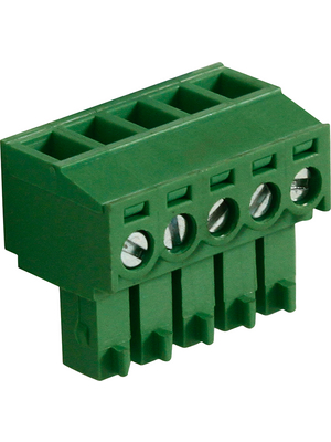 RND Connect - RND 205-00125 - Female Connector Screw terminal Screw Connection 5P, RND 205-00125, RND Connect