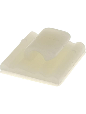 RND Cable - RND 475-00474 - Self-adhesive clip natural Polyamide 6.6, RND 475-00474, RND Cable