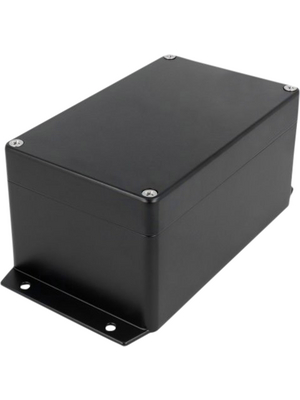 RND Components - RND 455-00440 - Metal enclosure, black, 100 x 160 x 81 mm, Aluminium alloy, IP 65, RND 455-00440, RND Components