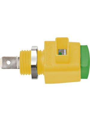 Schtzinger - ESD 798 / GNGE - Quick-release terminal ? 4 mm yellow/green, ESD 798 / GNGE, Schtzinger