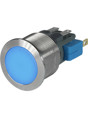 Schurter - 1241.8523 - Push-button Switch, vandal proof 22 mm 250 VAC 10 A 1 CO, 1241.8523, Schurter