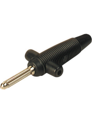 SKS Kontakttechnik - BUELA 300 K black - Laboratory plug ? 4 mm black CAT I N/A, BUELA 300 K black, SKS Kontakttechnik