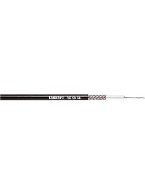 Tasker - RG58 CU - Coaxial Cable   1 x50 Ohm black, RG58 CU, Tasker