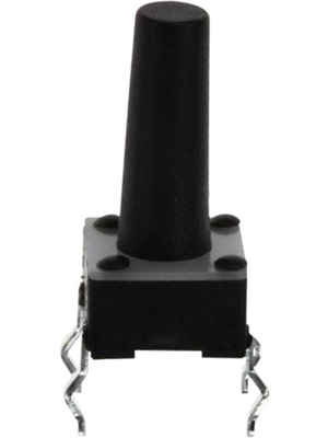 TE Connectivity - 2-1825910-7 - Print key FSM14J 12 VDC 50 mA Through Hole THT black, 2-1825910-7, TE Connectivity