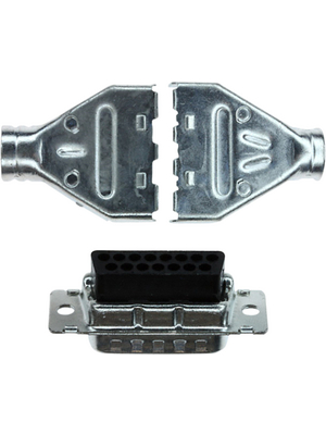 TE Connectivity - 1658647-1 - D-Sub plug 15P, Male, 1658647-1, TE Connectivity