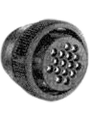 TE Connectivity - 206837-1 - Plug CPC1 Poles=24, accepts female contacts / Free hanging/cable mount, 206837-1, TE Connectivity