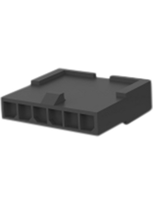 TE Connectivity - 1445049-6 - Crimp housing Pitch3 mm Poles 1 x 6 MATE-N-LOK Micro, 1445049-6, TE Connectivity