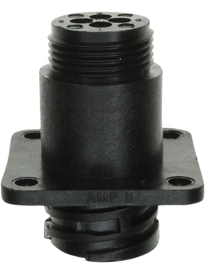 TE Connectivity - 206061-2 - Receptacle CPC Special Series 1 Poles=4, accepts male contacts / Square Flange / sealed, 206061-2, TE Connectivity