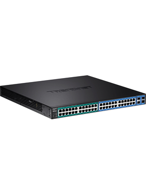 Trendnet - TL2-PG484 - 48- port Gigabit Switch, 24x Gigabit PoE+, 24x 10/100/1000, 4 x SFP, 19", TL2-PG484, Trendnet
