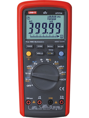 UNI-T - UT171A - Multimeter digital TRMS 40000 digits 1000 VAC 750 VDC 10 ADC, UT171A, UNI-T