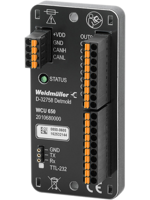 Weidmller - LOGIC UNIT WCU 650 - Logic Unit, 4 DI, 6 AI, 8 TO, LOGIC UNIT WCU 650, Weidmller