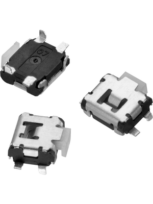 Wrth Elektronik - 434331013822 - Tact Switch SMT side actuated 12 VDC 50 mA white, 434331013822, Wrth Elektronik