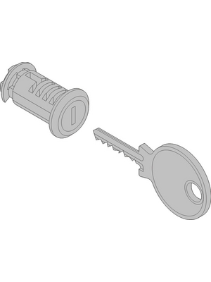 Pentair Schroff - 27230-115 - Side panel lock, 27230-115, Pentair Schroff