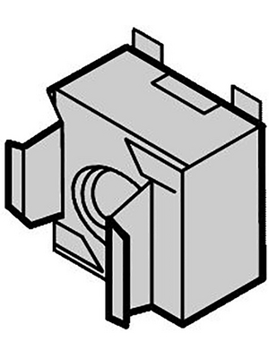 Pentair Schroff - 21120-127 - Earthing cage nut M4, 21120-127, Pentair Schroff