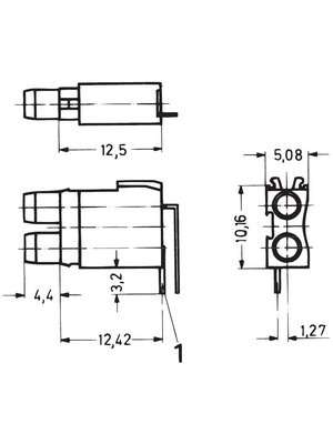 Pentair Schroff - 69004-131 - Double Test Socket N/A, 69004-131, Pentair Schroff