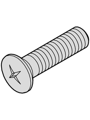 Pentair Schroff - 21120-150 - Pan head screw M5 x 10 mm, 21120-150, Pentair Schroff