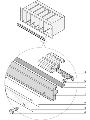 Pentair Schroff - 24560-167 - Central Locking, 84 TE, 24560-167, Pentair Schroff