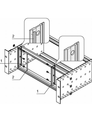 Pentair Schroff - 24560-480 - EMC Gasket, 6 HE, 24560-480, Pentair Schroff