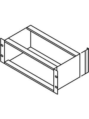 Pentair Schroff - 24561-198 - Rear Bracket, 24561-198, Pentair Schroff