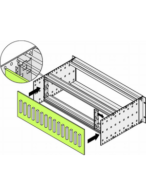 Pentair Schroff - 24561-199 - EMC Gasket, 3 HE, 24561-199, Pentair Schroff